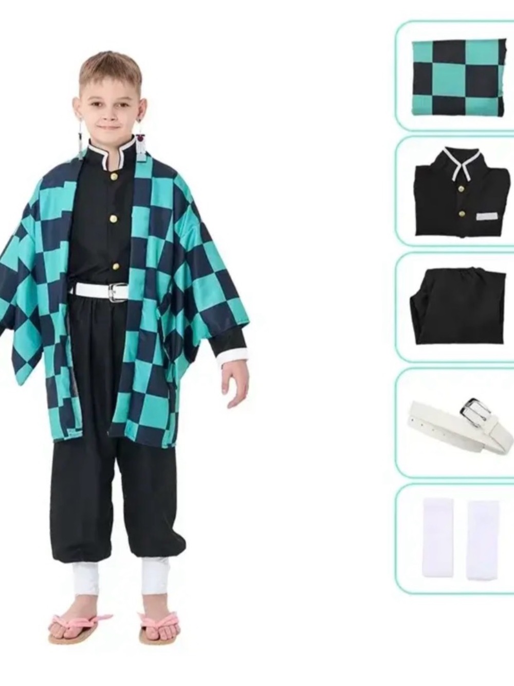 Kids Demon Slayer Tanjiro Costume